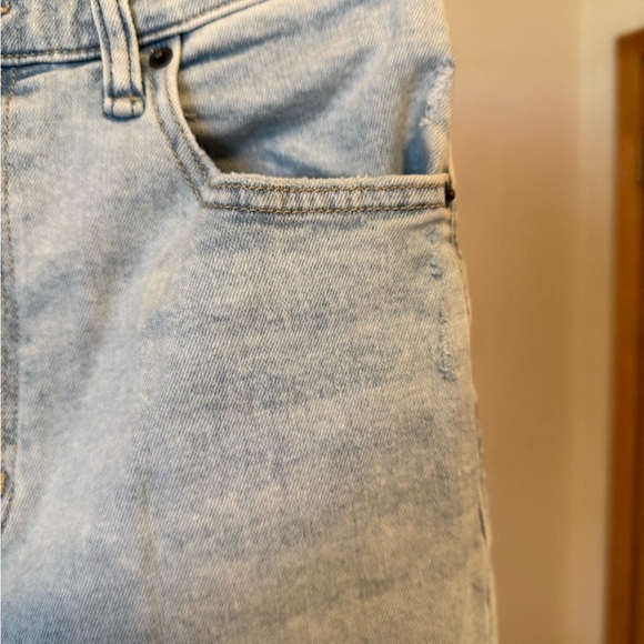 Abercrombie & Fitch Sky Blue Ultra High-Rise‎ Jeans Bell Bottom - Picture 4 of 5